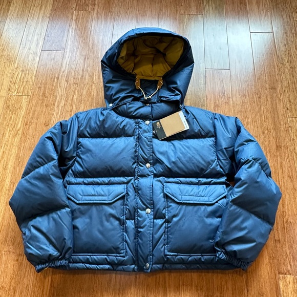 The North Face Women’s 71 Sierra Down Cropped Jacket in Shady Blue Size Small - Picture 3 of 12